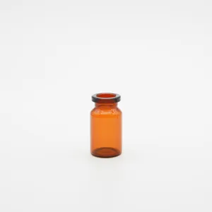 厂家供应5毫升制药素颈透明琥珀色玻璃瓶f