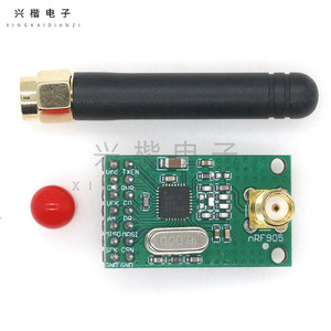 NRF905 <b>Wireless</b> Transceiver <b>Module</b> 433MHz SPI Interface With Antenna For Industrial Remote Control - Product Image 1