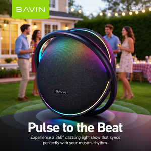BAVIN Venta al por Mayor TOP BM39 Altavoz Inalámbrico Bt 5.3 con <span class=keywords><strong>Subwoofer</strong></span> <span class=keywords><strong>Activo</strong></span> de Súper Bajos y <span class=keywords><strong>Calidad</strong></span> de Sonido Hi-Fi - Product Image 6