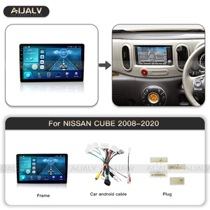 Aijia Sample Supported <strong>Supplier</strong> Frame LHD RHD for 10in Beige Nissan Cube 2008-2020 <strong>Android</strong> Cable Harness RCA Car Accessories - Product Image 3