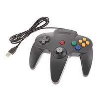 Control Remoto con Cable Largo para Consola Nintendo 64 y PC, Gamepad N64 con Motor de Vibración, Repuesto para N64