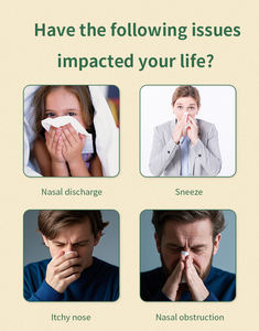 Krim Perawatan Hidung flu efektif tinggi krim <span class=keywords><strong>Rhinitis</strong></span> Balsem Herbal alergi salep salep sumbatan dingin gatal hidung bersin - Product Image 3