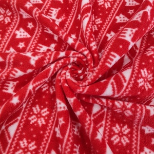 Perro de Navidad personalizado impreso 180gsm de doble cara Micro Polar tela 100% poliéster antiestático para <span class=keywords><strong>forro</strong></span> exterior - Product Image 2