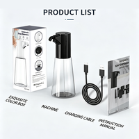 Distributeur de savon automatique à capteur infrarouge pour cuisine, 450 ml, vente en gros usine