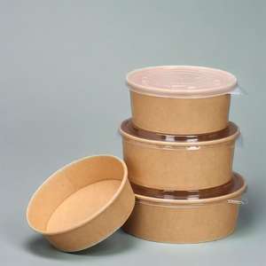 Cuenco de almuerzo para llevar de grado alimenticio de alta calidad, ensaladera de gran tamaño, cuenco de comida rápida con tapa - Product Image 5