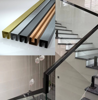 Installation facile, réglage facile, main courante en acier inoxydable, usine source, main courante de haute qualité pour escalier