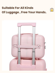 MGB Praktischer & Langlebiger <span class=keywords><strong>12</strong></span>-Zoll PC Handgepäck-Koffer Leichter ABS & Aluminium Spinner-Trolley für Kurzreisen Bordgepäck - Product Image 2