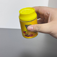 Fournisseur d'usine : Canettes en plastique PET transparentes vides pour boissons gazeuses, avec bouchon en plastique coloré, jetables, pour thé au lait et smoothies