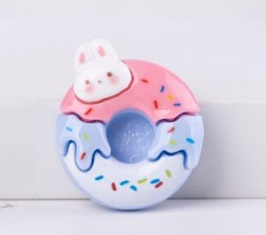 Mignon Dessin Animé Rond Lucite Résine Charmes Perles Lâches pour DIY Crème Colle Téléphone Cas Cheveux Cravate Cheveux Accessoires - Product Image 6