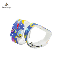 Montre-Bracelet LED en Silicone à motif personnalisé, montre-Bracelet électronique numérique couleur bonbon, montres pour dames enfants