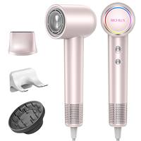 Sèche-cheveux portable à ions négatifs, faible bruit, pour enfants et animaux, haute vitesse, professionnel, sans rayonnement, moteur sans balais, pour usage hôtelier