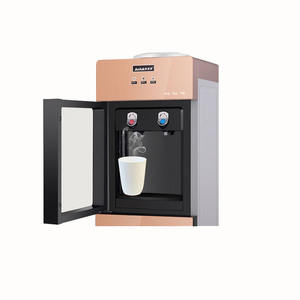 Enfriador de agua de carga superior de puerta de vidrio, máquina fría y caliente con electrodomésticos de nevera y nevera, mezcla 1 unidad, gran oferta - Product Image 4
