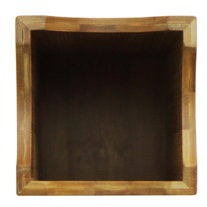 Organizador de utensilios de cocina de bambú, estante de almacenamiento de madera natural para encimera - Product Image 4