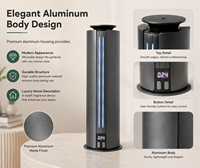 Diffuseur d'arômes métallique rechargeable à piles 2025, contrôlé par application et télécommande, sans eau, pour hôtels