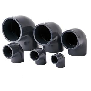 DIN tiêu chuẩn 90 độ <span class=keywords><strong>uPVC</strong></span> khuỷu tay ống lắp 1/2 ''3/4'' 1 ''tối màu xám <span class=keywords><strong>uPVC</strong></span> khuỷu tay cho ngành công nghiệp cấp nước - Product Image 2