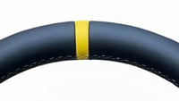 Volant en cuir personnalisé pour BMW F30 F32 F10 F15 F20 F22 F25 F35 F36, forme D, sport, amélioration