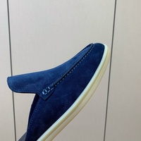 Chaussures décontractées Lefu pour hommes en cuir véritable LP Home, légères, confortables, respirantes, à bout en acier, à enfiler