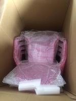 Vente en gros Repas de mariage empilables Transparente Chaise fantôme pour enfants en plastique acrylique rose clair pour événements