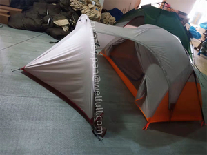 Tenda da esterno Deluxe 20D in Nylon 3-Season per Backpacking 3-Season tenda per ripari attaccabile con ampio vestibolo - Product Image 2