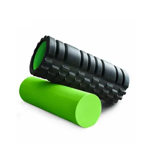 solid and spike foam roller with bag, Fitness Yoga Roller Massage EVA/PU folding foam roller kit