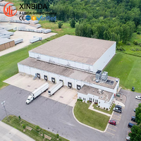 Estructura de Acero Prefabricada Económica para Cobertizos, Garajes, Almacenes, Galpones, Almacenamiento Exterior, Casas Metálicas y Talleres