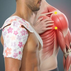 Auto-aquecimento Moxabustão Patch com Ferro Pó & Artemísia Bandagem Fixa para Ombro & Pescoço <span class=keywords><strong>Pain</strong></span> <span class=keywords><strong>Relief</strong></span> Hot & Cold Packs - Product Image 1