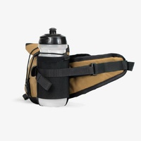 Sac banane tactique unisexe grand format en polyester imperméable avec fermeture éclair, ceinture réglable et porte-bouteille personnalisé