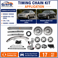 Kit Rantai Timing YS Baru untuk Cefiro A32 A33 2.0L 3.0L VQ20DE VQ30DE 2004 V6 Sedan Perbaikan Overhaul Mesin Garansi Dua Belas Bulan