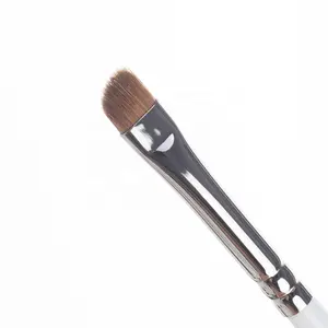 2023 Luxurious Sable hair wooden handle copper ferrule single eyebrow brush