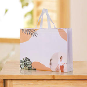 ถุงช้อปปิ้งพับได้ทำจากโพลีเอสเตอร์ผ้าใยสังเคราะห์แบบพกพาไล่สี - Product Image 5