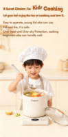 Robot culinaire électrique pour bébé, multicuiseur électrique, pot multifonction avec 8 fonctions prédéfinies, protection contre la surchauffe et la sécheresse excessive