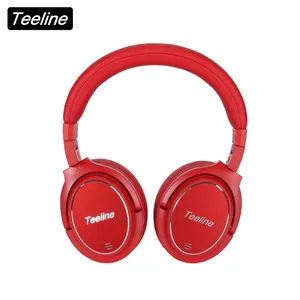 Foldable Wireless Business Custom Noise Sound Cancelling Bluetooth Headset Super Bass Headphones