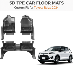 Tapis de sol de voiture en TPE sur mesure pour Toyota Raize 2024 |   Tapis de sol imperméables toutes saisons, ensemble complet, fabrication OEM - Product Image 2