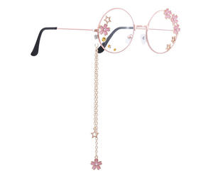 新作さくらペンダントメガネフレーム女性用光学式パーソナライズファッション装飾眼鏡フレーム - Product Image 5