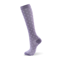 Chaussettes de compression athlétiques colorées pour hommes et femmes, hauteur genou, 20-30 mmHg, pour la course et l'allaitement, vente en gros
