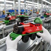 Train électrique musical pour enfants, jouet de circuit à enfiler, cadeau d'anniversaire pour enfants