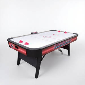 Tavolo da Air Hockey Elettrico Blu di Alta Qualità da 7 Piedi per Sala Giochi Domestica, Attrezzatura Sportiva da Interno con Segnapunti Elettronico - Product Image 4