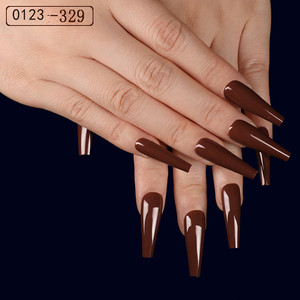 Bigl — autocollants <span class=keywords><strong>à</strong></span> <span class=keywords><strong>ongles</strong></span> artificiels en plastique, 12 coquillages, Clip Stiletto blanc, nouveau fabricant - Product Image 1