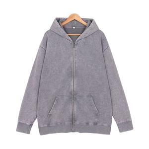 Femmes automne hiver pull à glissière <span class=keywords><strong>manteau</strong></span> couleur unie à capuche Cardigan doublure respirant décontracté sport veste hauts avant lavé - Product Image 5