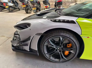 Spoiler de capot avant en fibre de carbone de style <span class=keywords><strong>Senna</strong></span> <span class=keywords><strong>GTR</strong></span> de haute qualité, diffuseur, vente directe d'usine pour 720S - Product Image 4