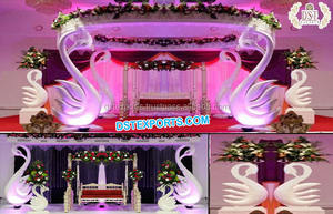 Mandap en FRP aspect bois pour mariage impérial, élégant, nouveau design, pour l'Australie - Product Image 4