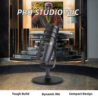 Microphone dynamique professionnel de studio MV7, USB Type-C filaire, XLR, cardioïde, en métal, pour conférence, streaming en direct et podcast