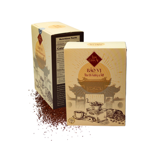 Emballage personnalisé moulu de café Bao Vi avec eau bouillante emballage facile à utiliser dans une boîte en carton fabricant vietnamien - Product Image 1