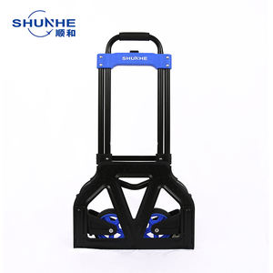 150lbs รถเข็นกระเป๋าเหล็กพับได้สองล้อแบบพกพา - Product Image 2