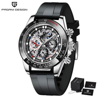 Montres de poignet Pagani Design PD-1653 1653 étanches, montres de luxe à la mode, montre mécanique automatique de Hangzhou pour hommes, Reloj Hombre