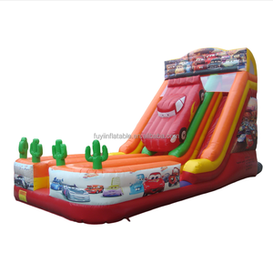 Toboggan humide gonflable de style voiture de dessin animé personnalisé toboggan gonflable de fête pour enfants pour entreprise de <span class=keywords><strong>location</strong></span> - Product Image 5