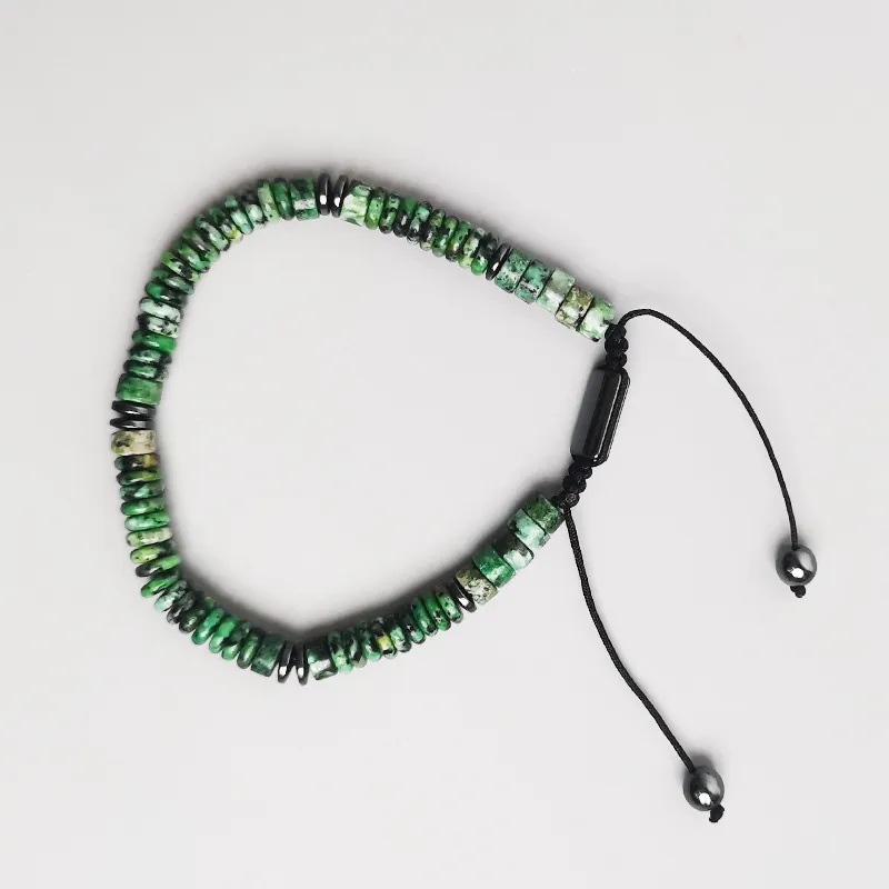 Braccialetti di gioielli di moda personalizzati con perline di pietra naturale bracciali di tigre occhio di tigre regolabile all'ingrosso bracciale da uomo di lusso