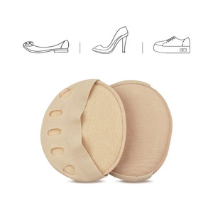 Coussin <span class=keywords><strong>métatarsien</strong></span> talons hauts insère avant pied dos protecteur cinq coussinets d'orteil sandales respirantes éponge absorbe la sueur tissu coussin - Product Image 2