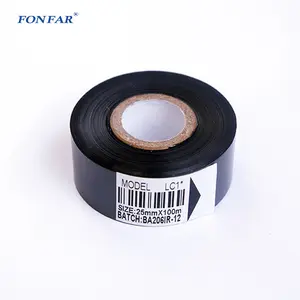 Pita Tinta Printer Tanggal Baru Lc1m Hitam 30Mm X 100M untuk Stempel Kode Batch