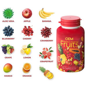 Vegane Obst-und Gemüse kapseln des OEM-Herstellers Natürliche Nahrungs ergänzungs mittel für pflanzliche Nahrungs ergänzungs mittel - Product Image 2